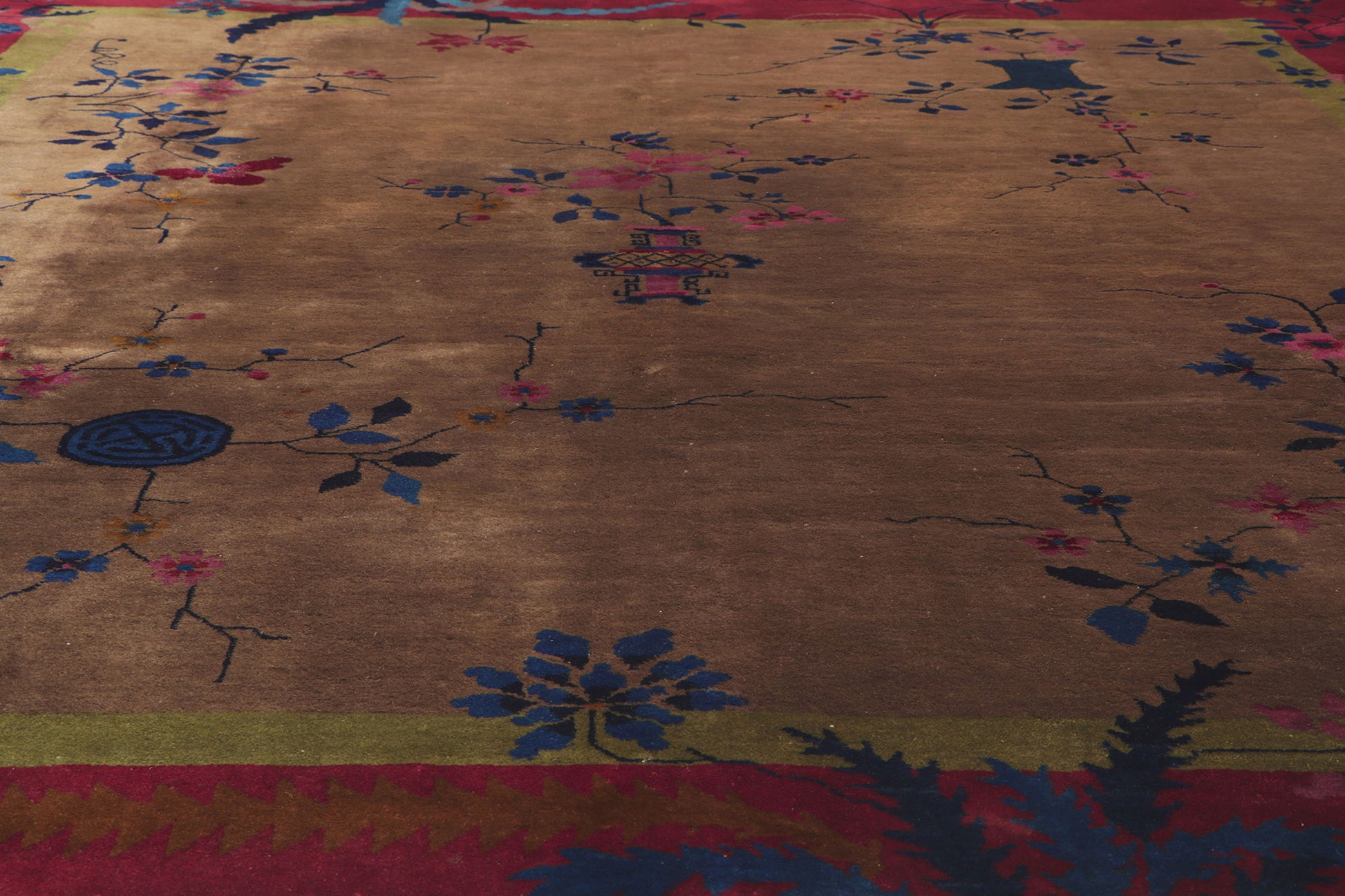 8 x 9 Antique Chinese Art Deco Rug 78303