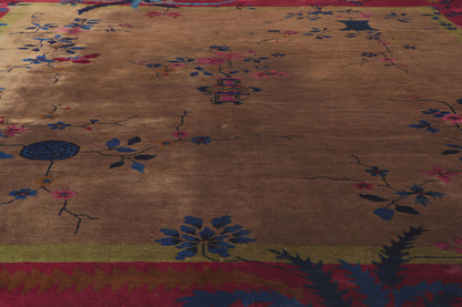 8 x 9 Antique Chinese Art Deco Rug 78303