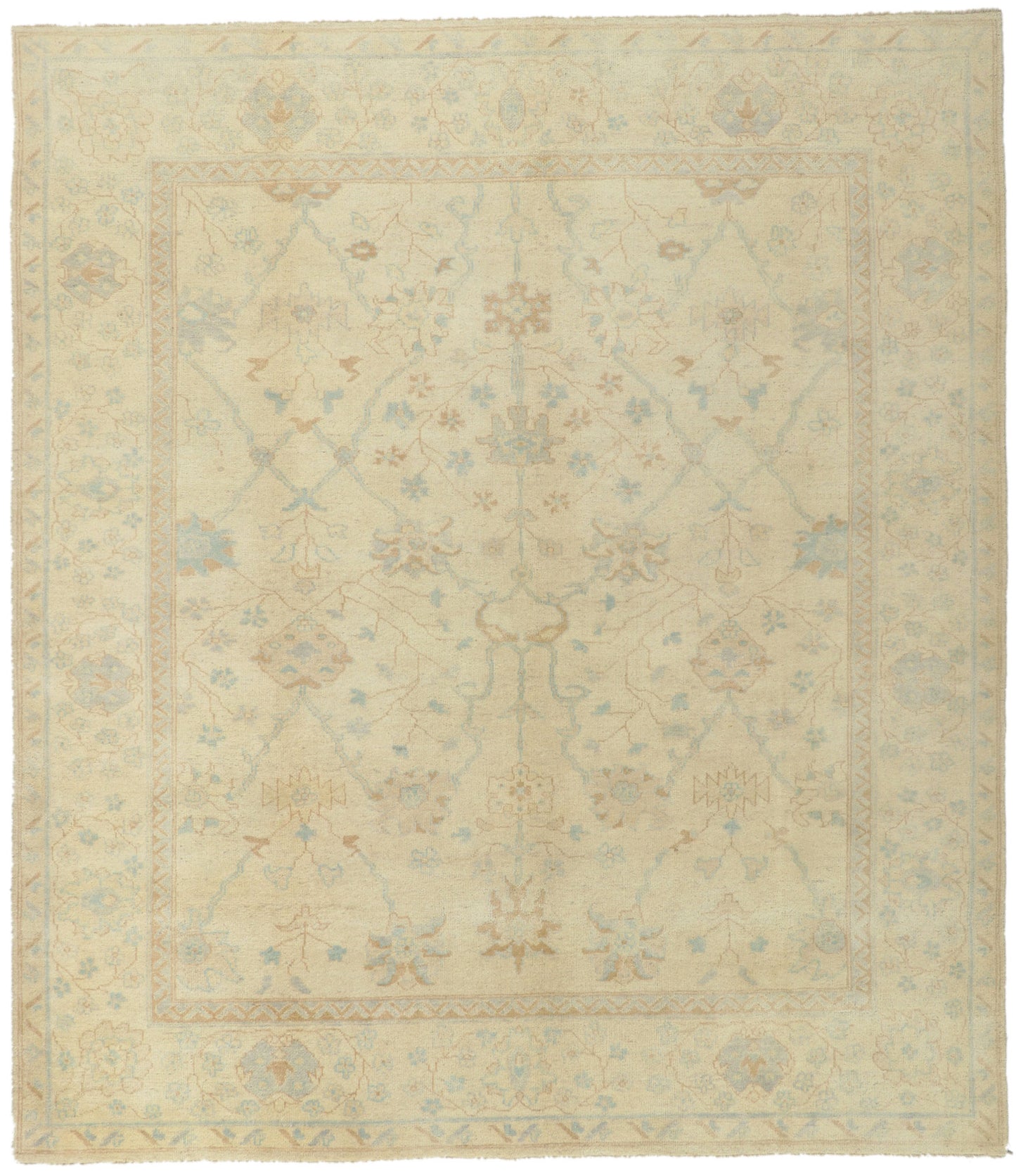 8 x 9 Transitional Oushak Rug 30199