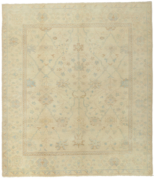 8 x 9 Transitional Oushak Rug 30199
