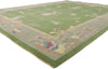 9 x 12 Modern Green Chinese Art Deco Rug 30921
