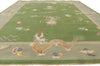 9 x 12 Modern Green Chinese Art Deco Rug 30921