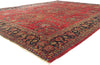 9 x 12 Antique Persian Mohajeran Sarouk Rug 78525