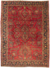 9 x 12 Antique Persian Mohajeran Sarouk Rug 78525
