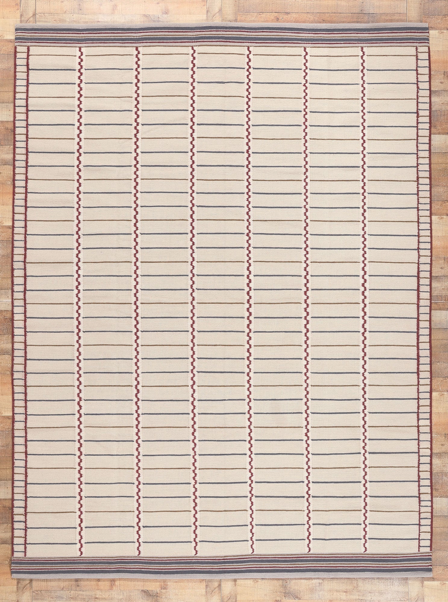 9 x 12 Swedish Inspired Kilim Rug 30931
