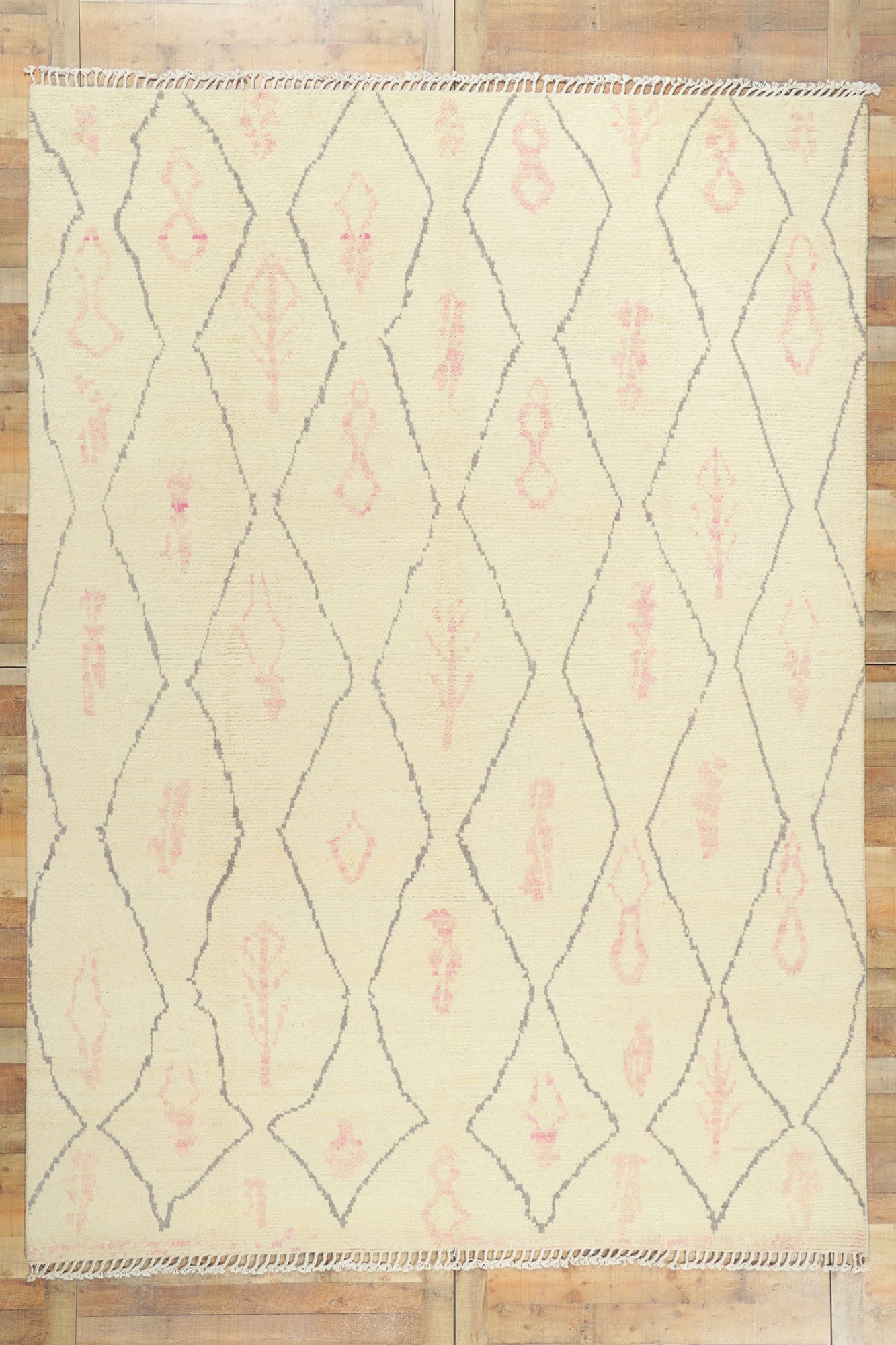 9 x 12 Modern Tribal Moroccan Rug 80628