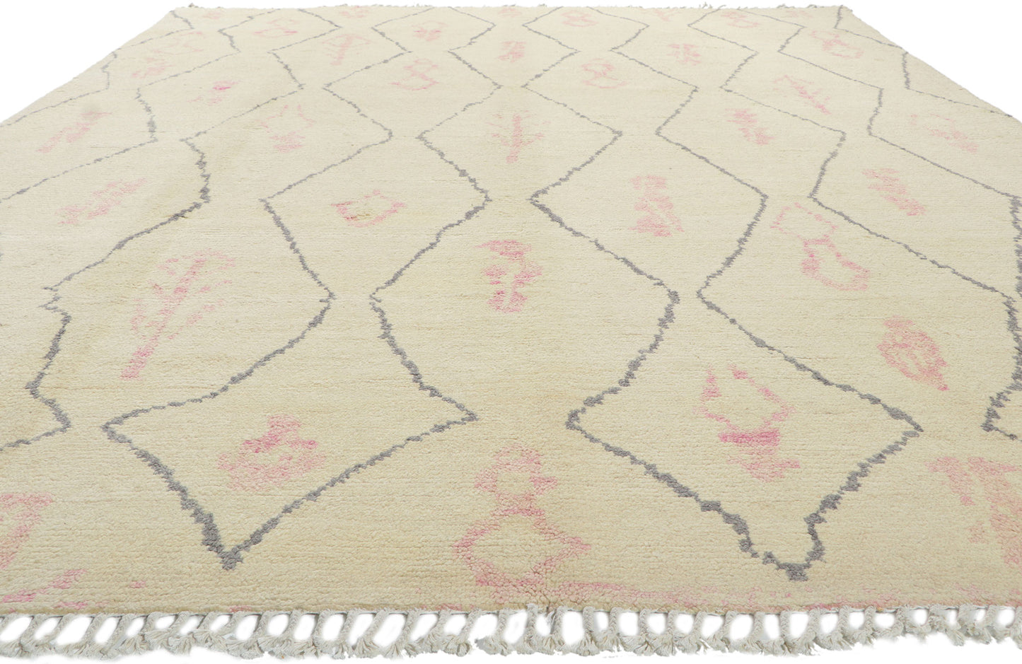 9 x 12 Modern Tribal Moroccan Rug 80628