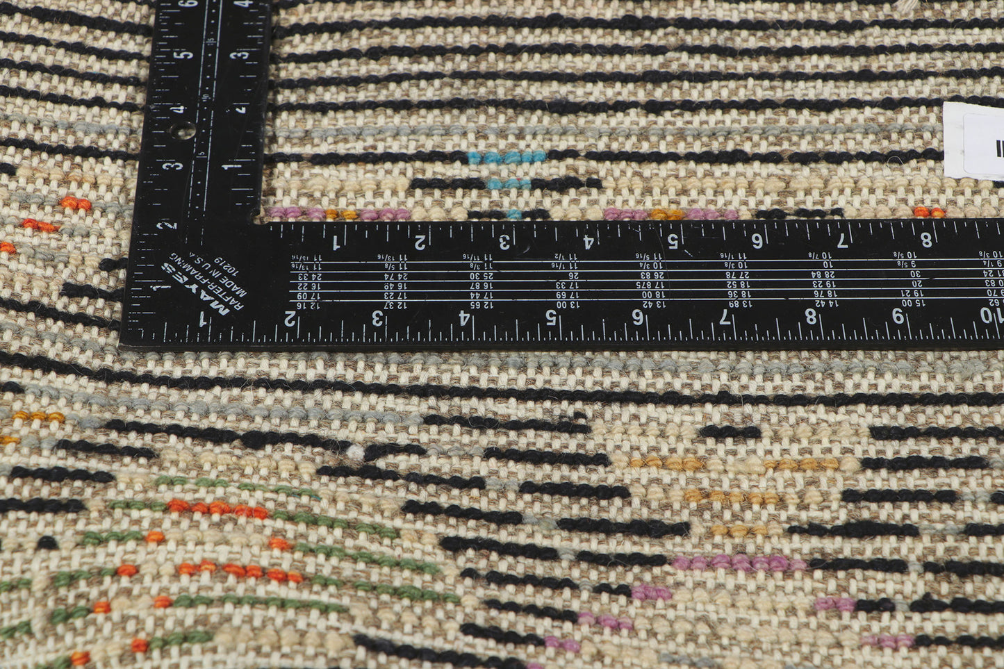 9 x 13 Colorful Black Oushak Rug 80400