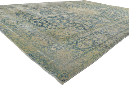 9 x 13 Antique Persian Kerman Rug 76820