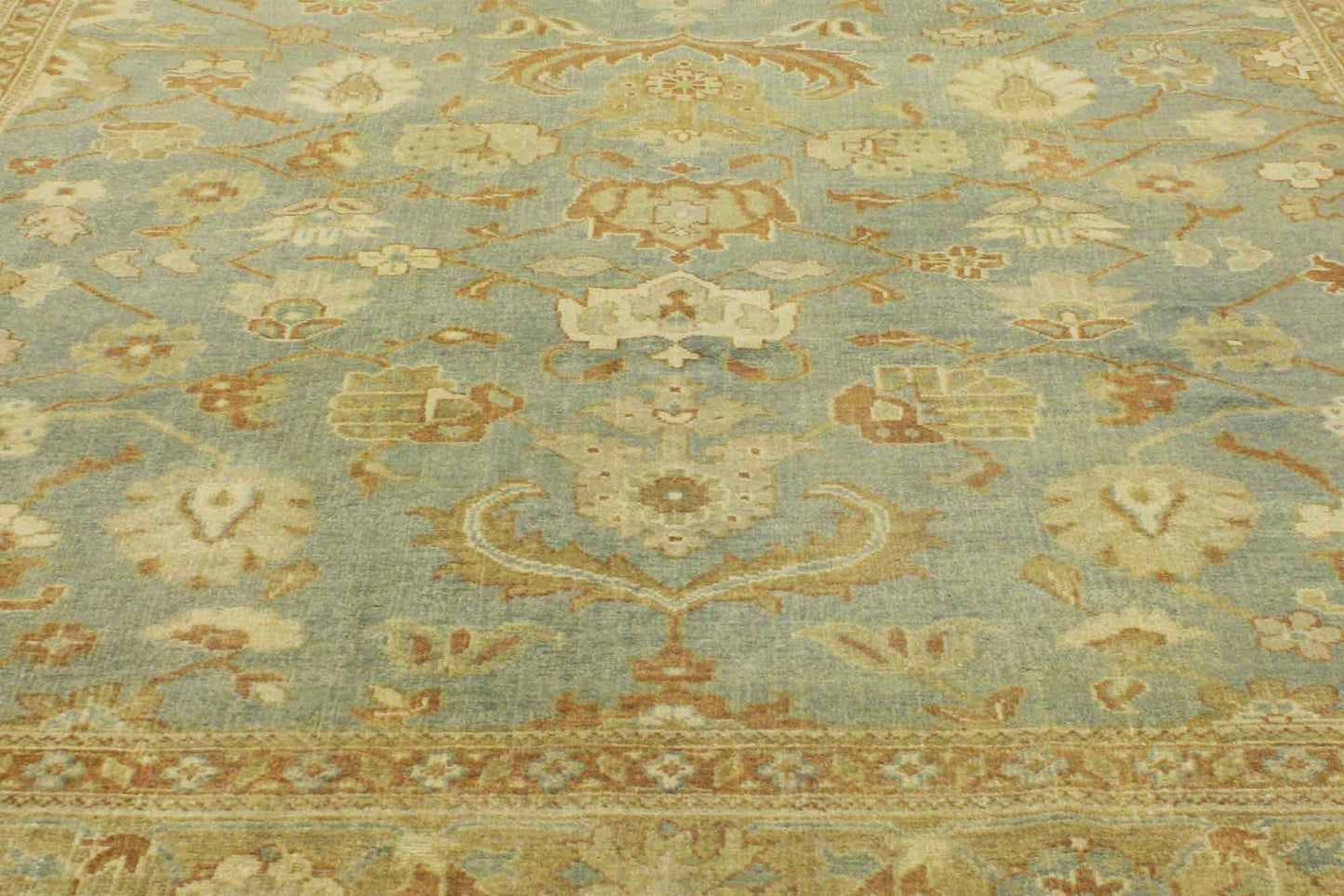 9 x 13 Vintage-Inspired Oushak Rug 30186