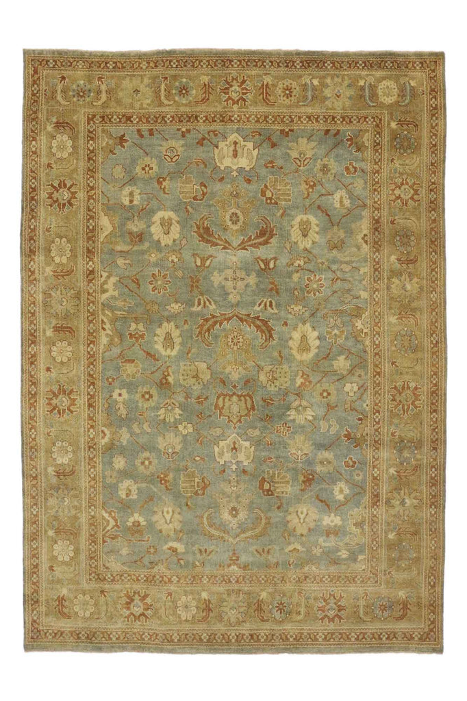 9 x 13 Vintage-Inspired Oushak Rug 30186