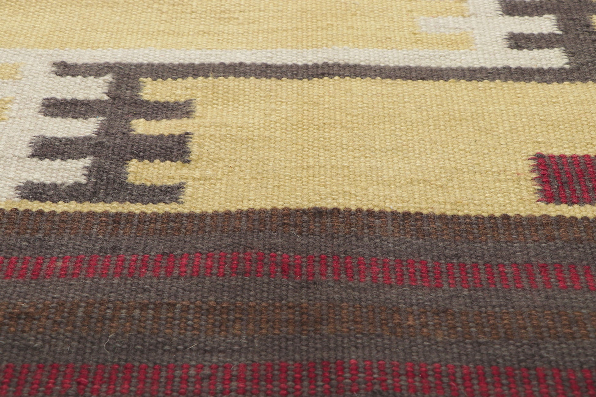 9 x 12 Scandinavian Modern Swedish Inspired Kilim Rug 30961