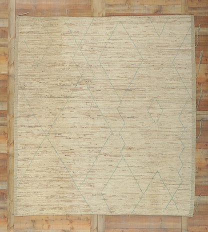 9 x 10 Earth-Tone Moroccan Rug 80794