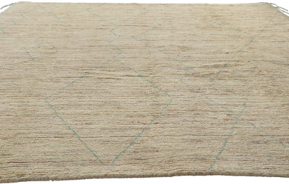9 x 10 Earth-Tone Moroccan Rug 80794