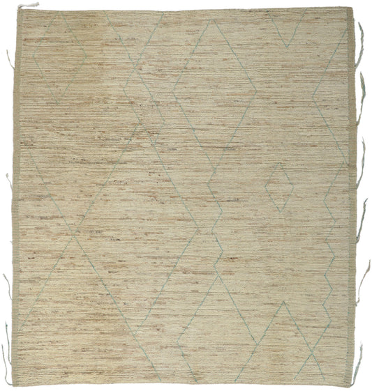 9 x 10 Earth-Tone Moroccan Rug 80794