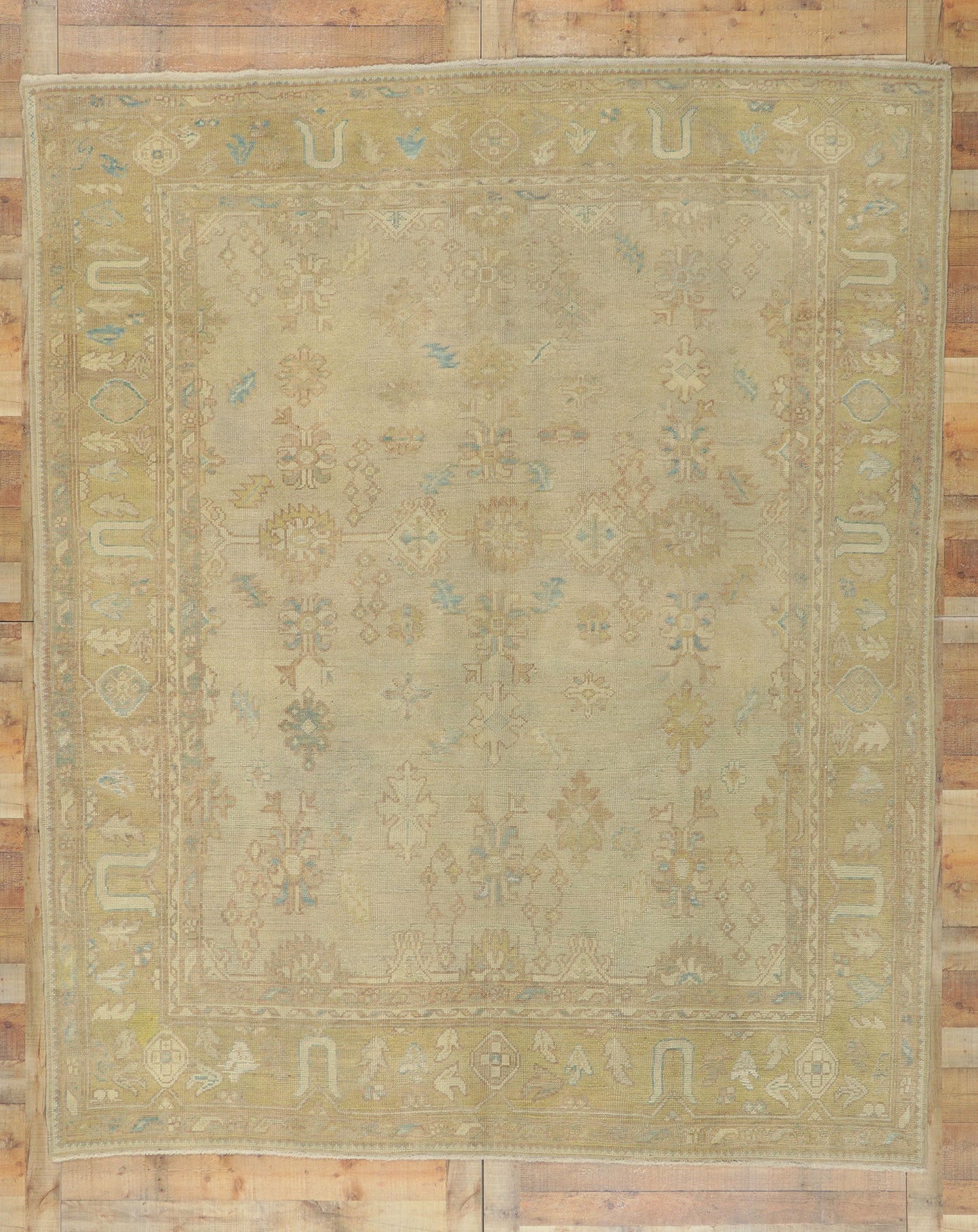 9 x 10 Turkish Oushak Rug 51629