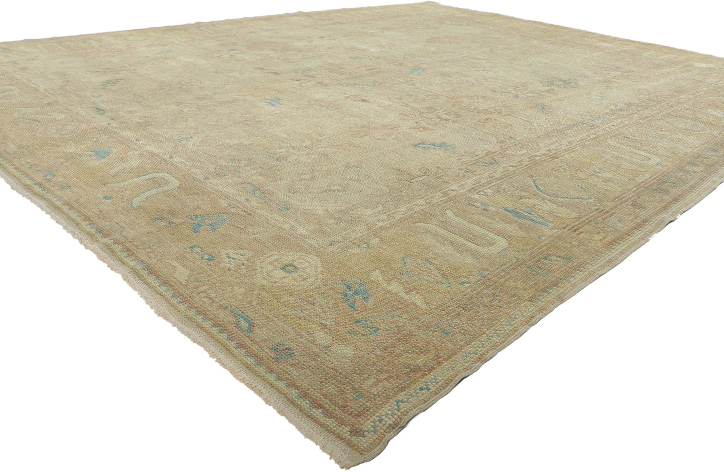 9 x 10 Turkish Oushak Rug 51629