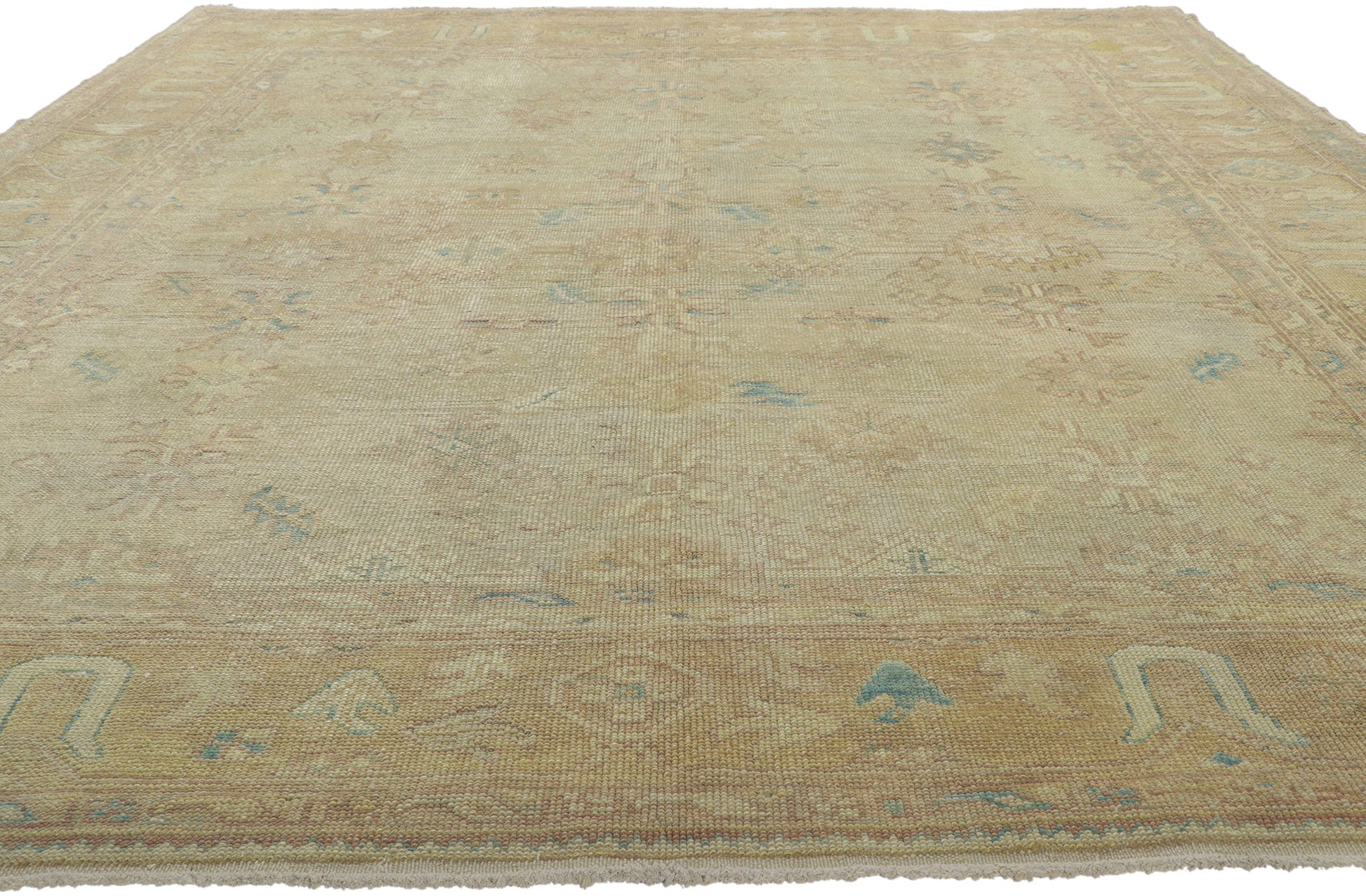 9 x 10 Turkish Oushak Rug 51629