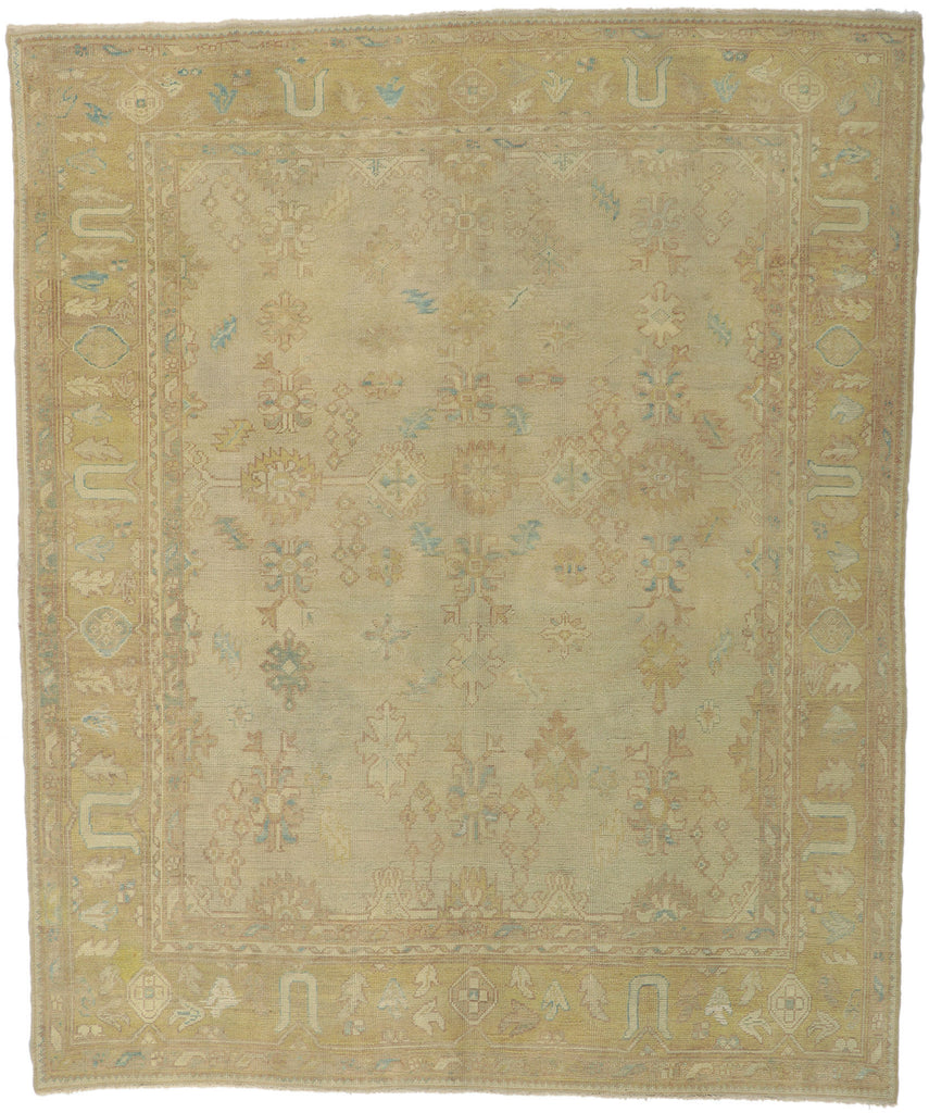 9 x 10 Turkish Oushak Rug 51629