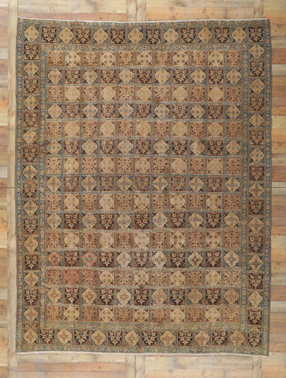 9 x 11 Antique Persian Bakhtiari Rug 76841