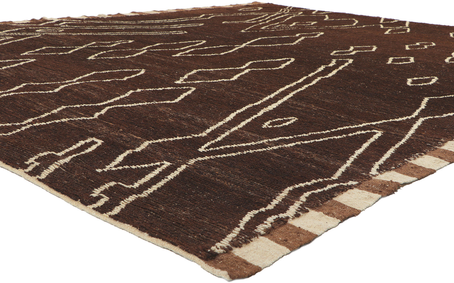 9 x 11 Earth-Tone Moroccan Rug 80800
