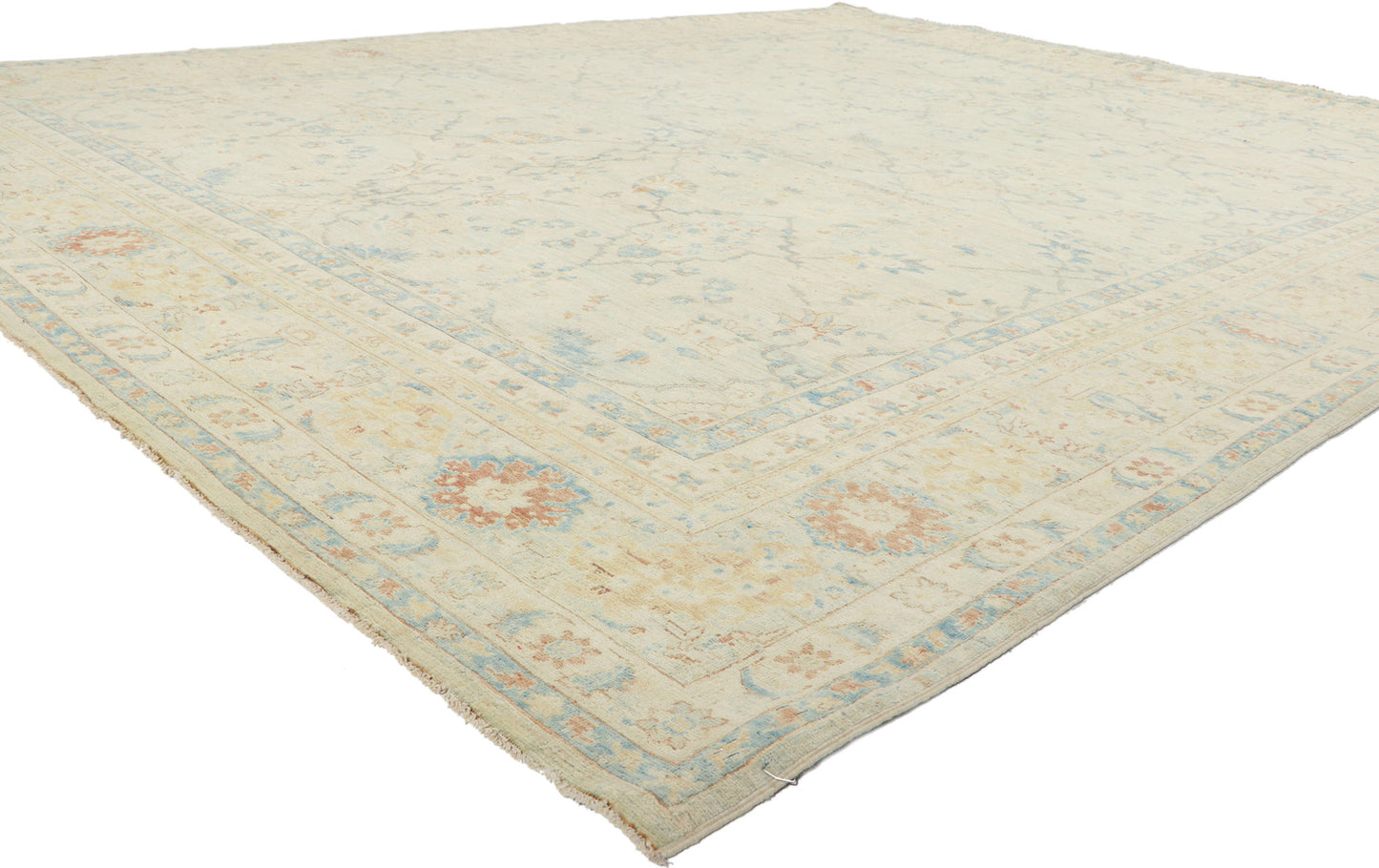 9 x 11 Vintage-Inspired Oushak Rug 80945