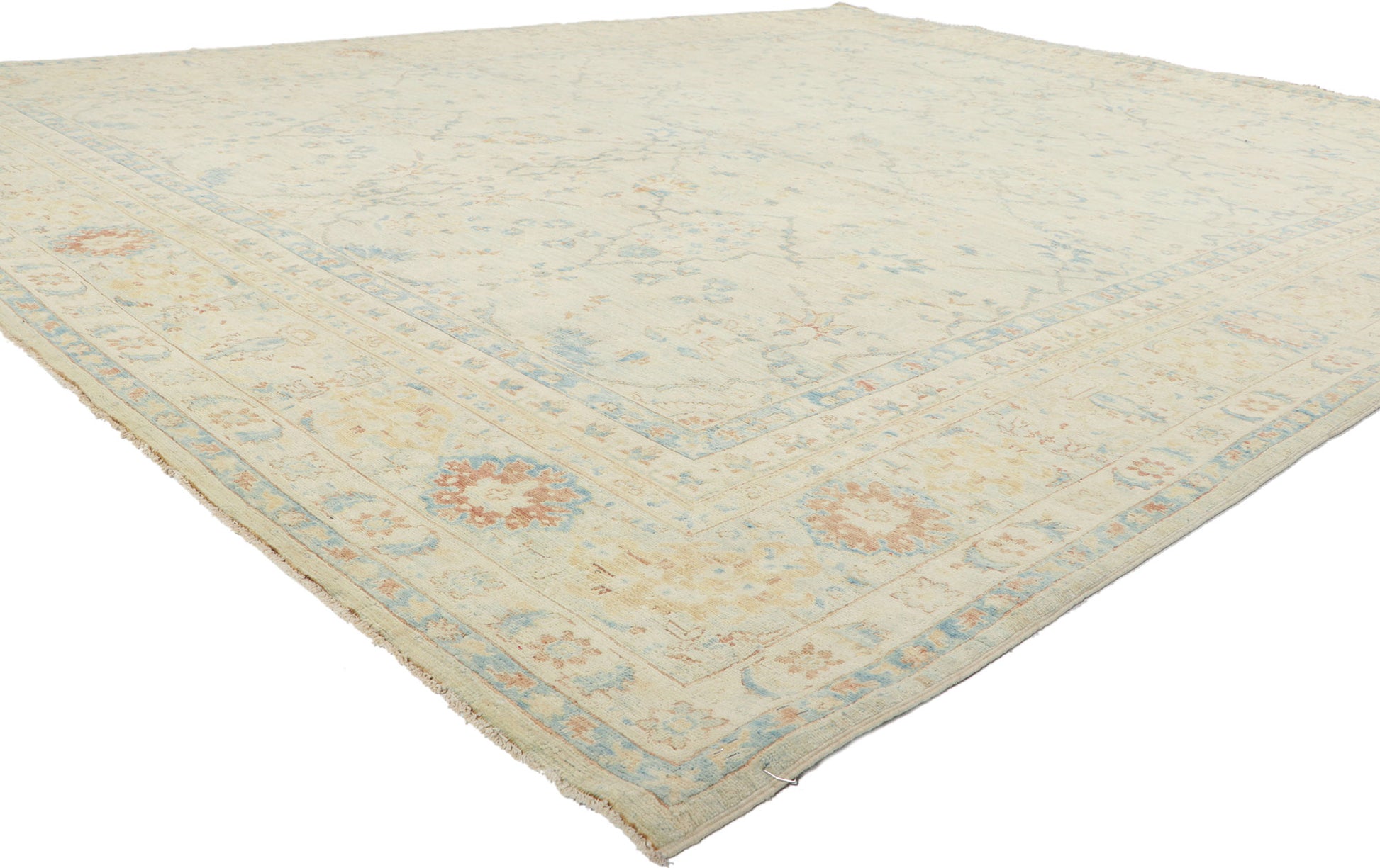 9 x 11 Vintage-Inspired Oushak Rug 80945