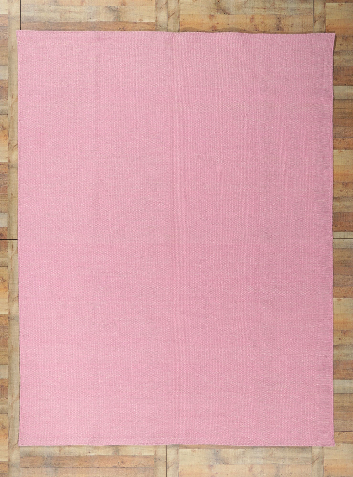 9 x 11 Swedish Inspired Pink Kilim Rug 30686