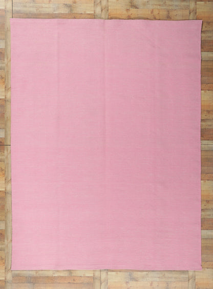 9 x 11 Swedish Inspired Pink Kilim Rug 30686