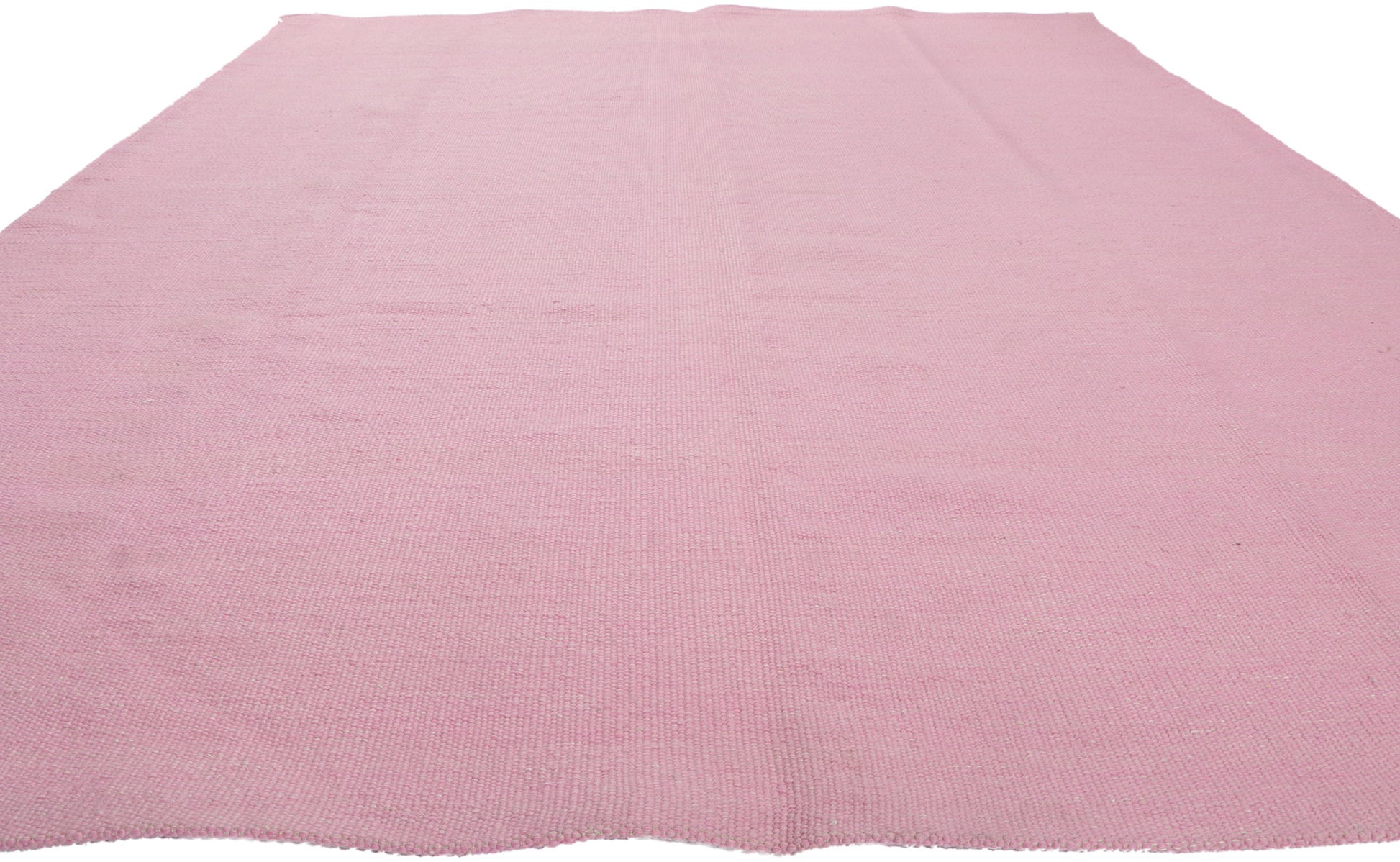 9 x 11 Swedish Inspired Pink Kilim Rug 30686