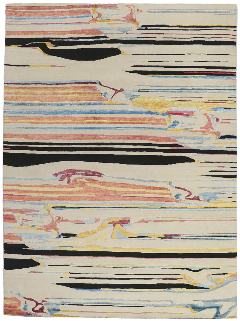 9 x 12 Contemporary Abstract Rug 30875