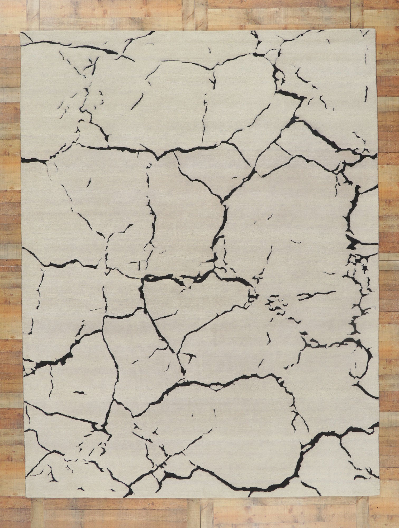 9 x 12 Contemporary Abstract Rug 30880