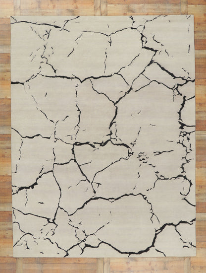 9 x 12 Contemporary Abstract Rug 30880