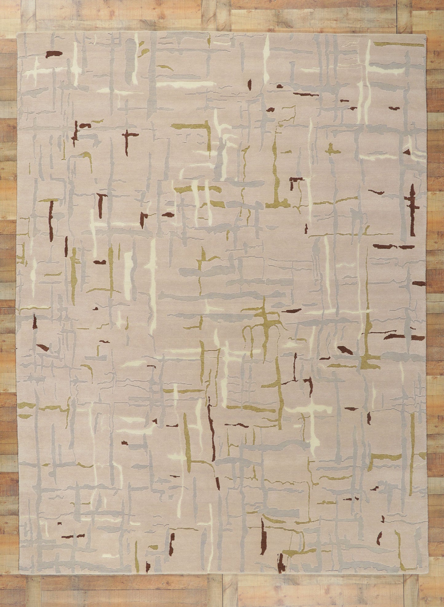 9 x 12 Contemporary Abstract Rug 30881