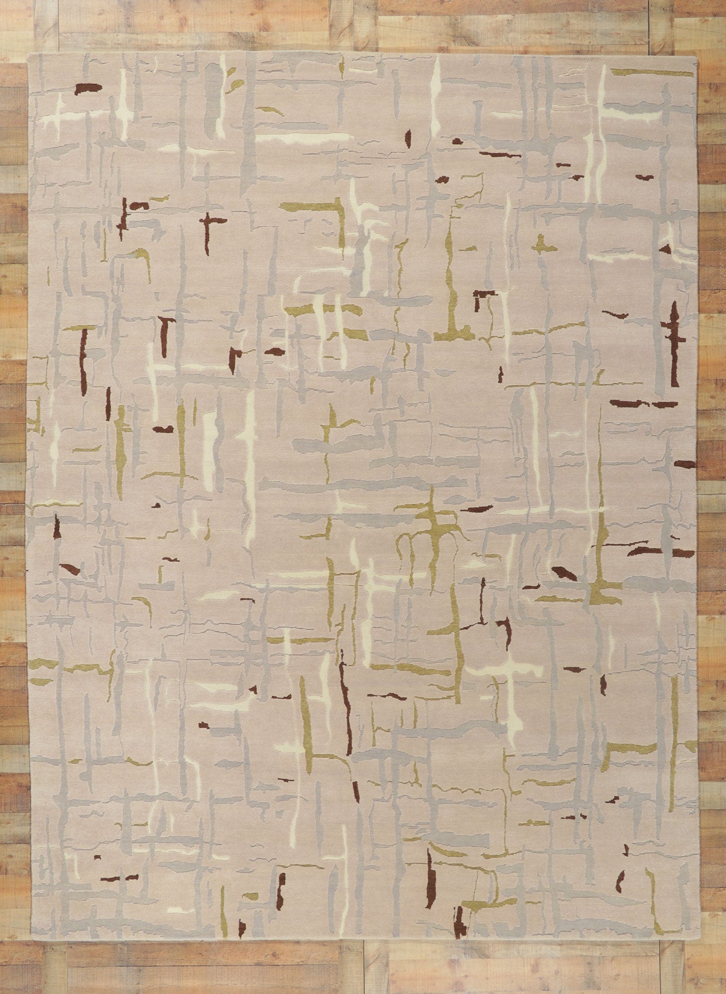 9 x 12 Contemporary Abstract Rug 30881