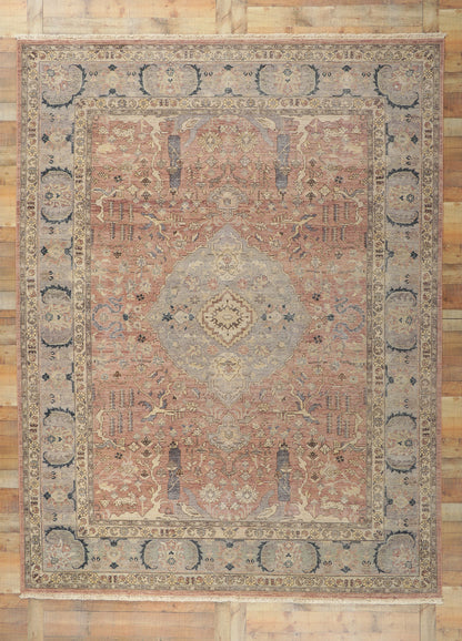 9 x 12 Vintage-Inspired Distressed Rug 30777