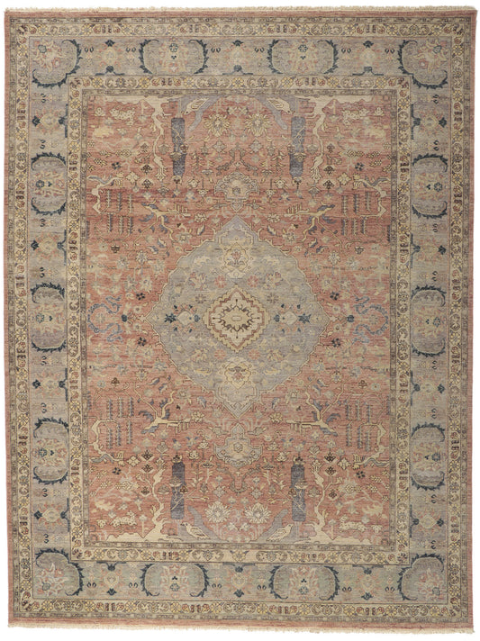 9 x 12 Vintage-Inspired Distressed Rug 30777