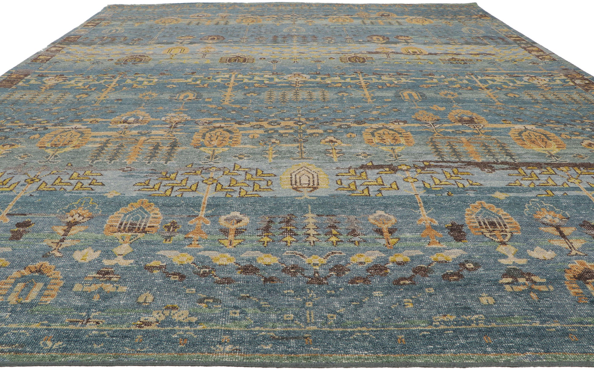 9 x 12 Vintage-Inspired Distressed Rug 30783