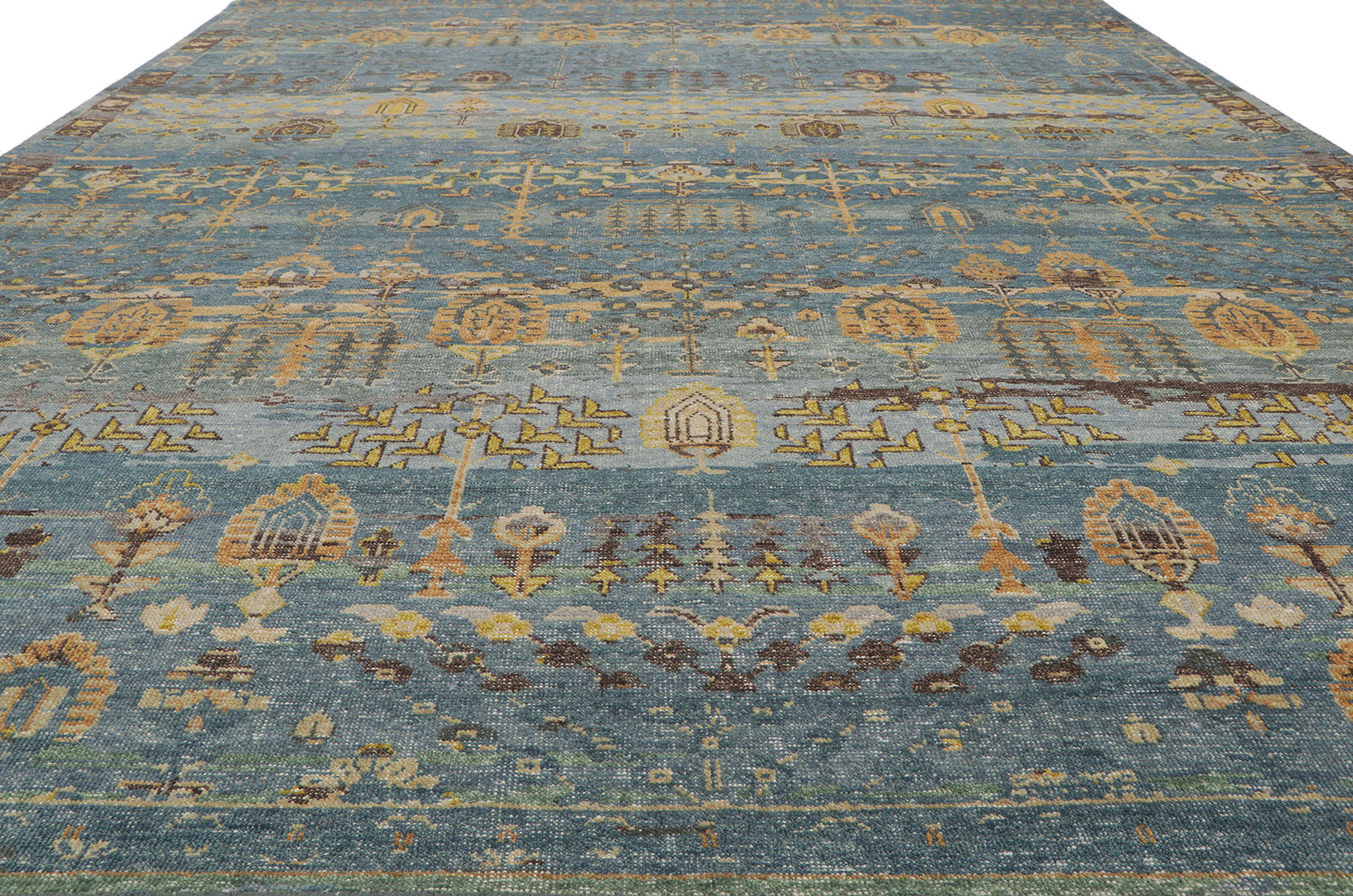 9 x 12 Vintage-Inspired Distressed Rug 30783