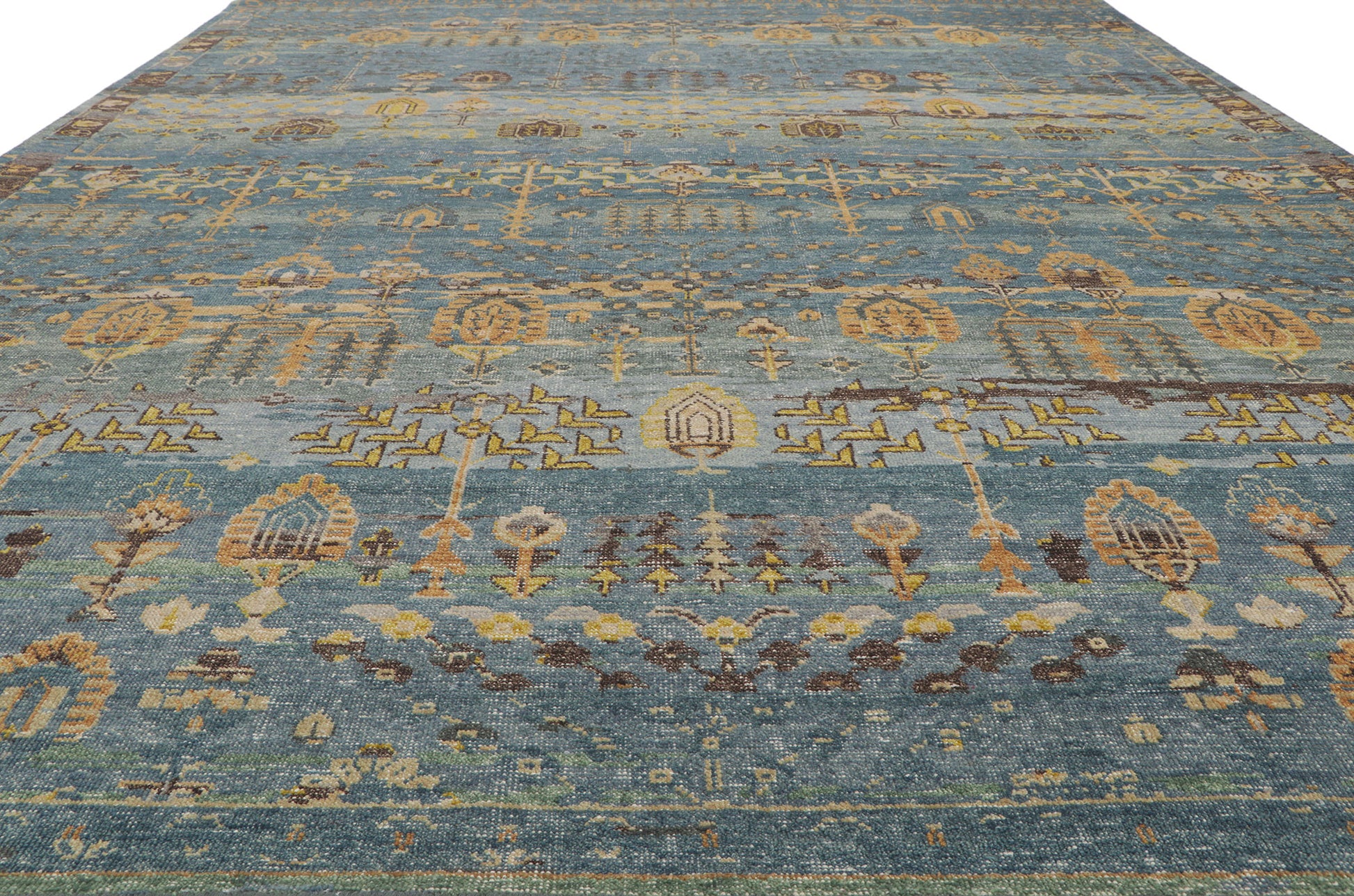 9 x 12 Vintage-Inspired Distressed Rug 30783