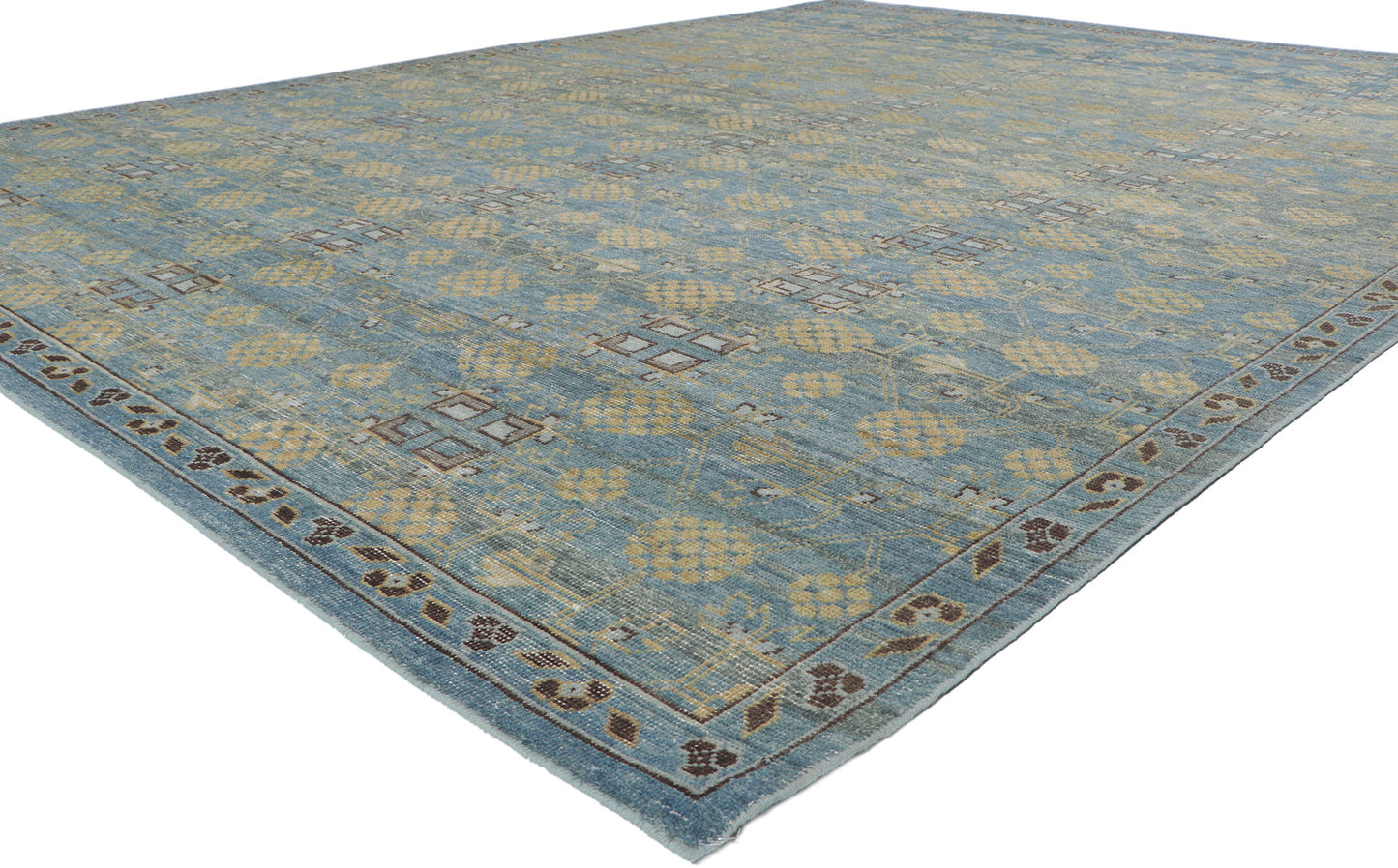 9 x 12 Vintage-Inspired Distressed Rug 30784