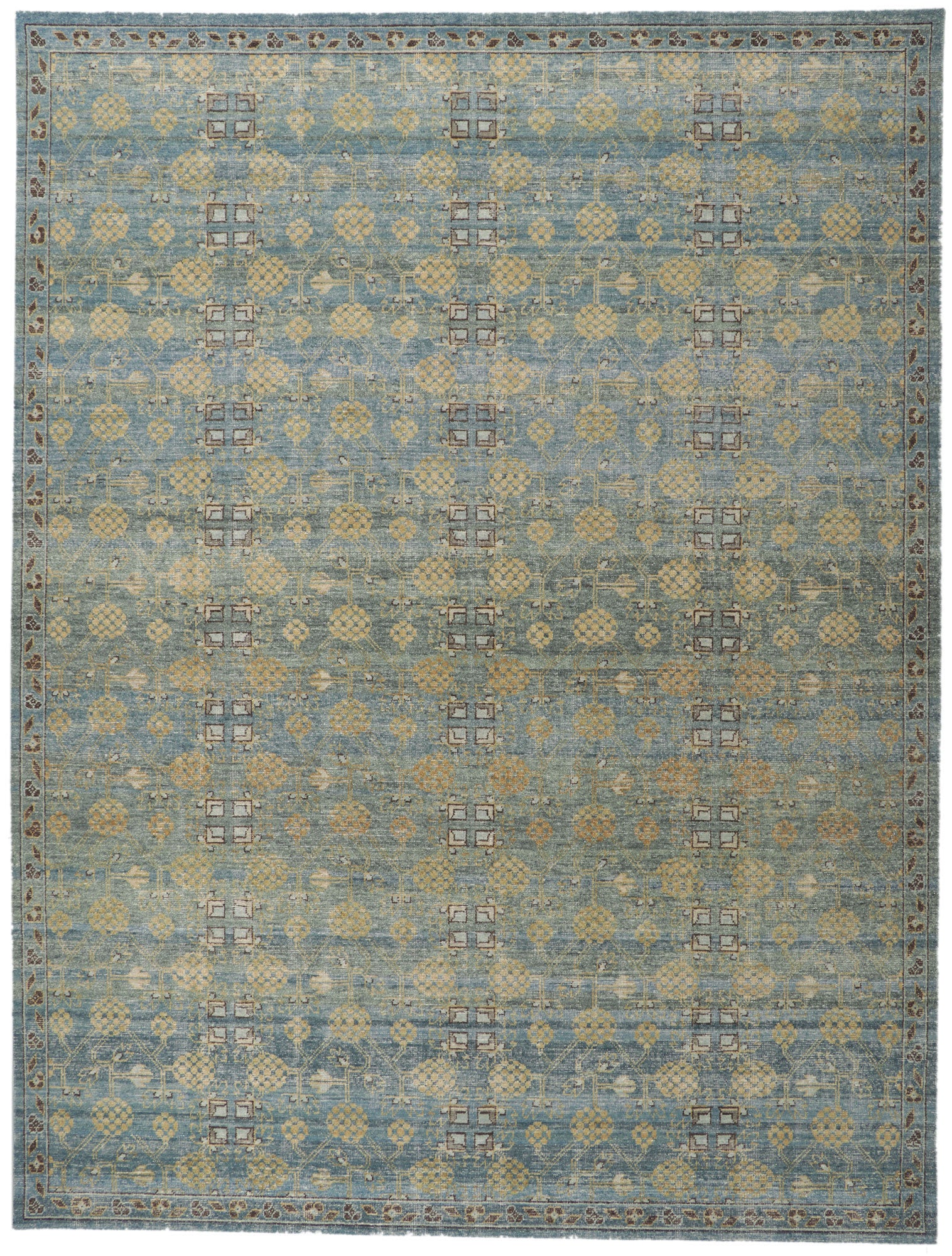 9 x 12 Vintage-Inspired Distressed Rug 30784