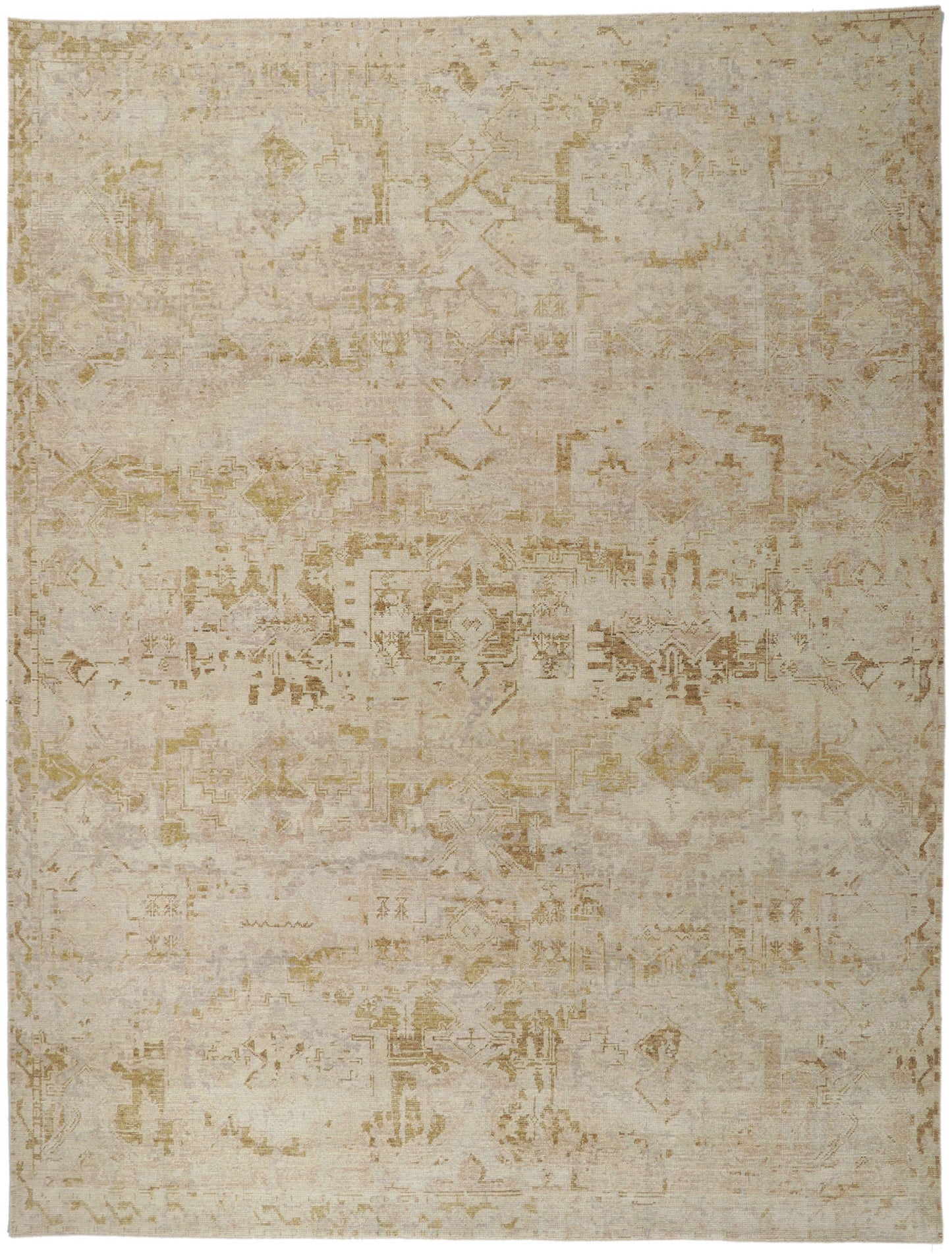 9 x 12 Vintage-Inspired Distressed Rug 30788