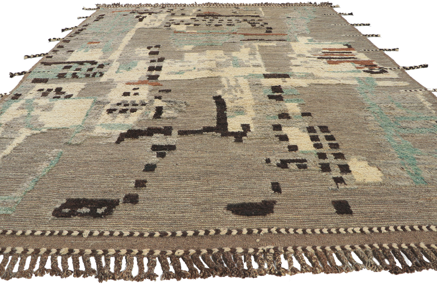 9 x 12 Contemporary High-Low Moroccan Rug 80724