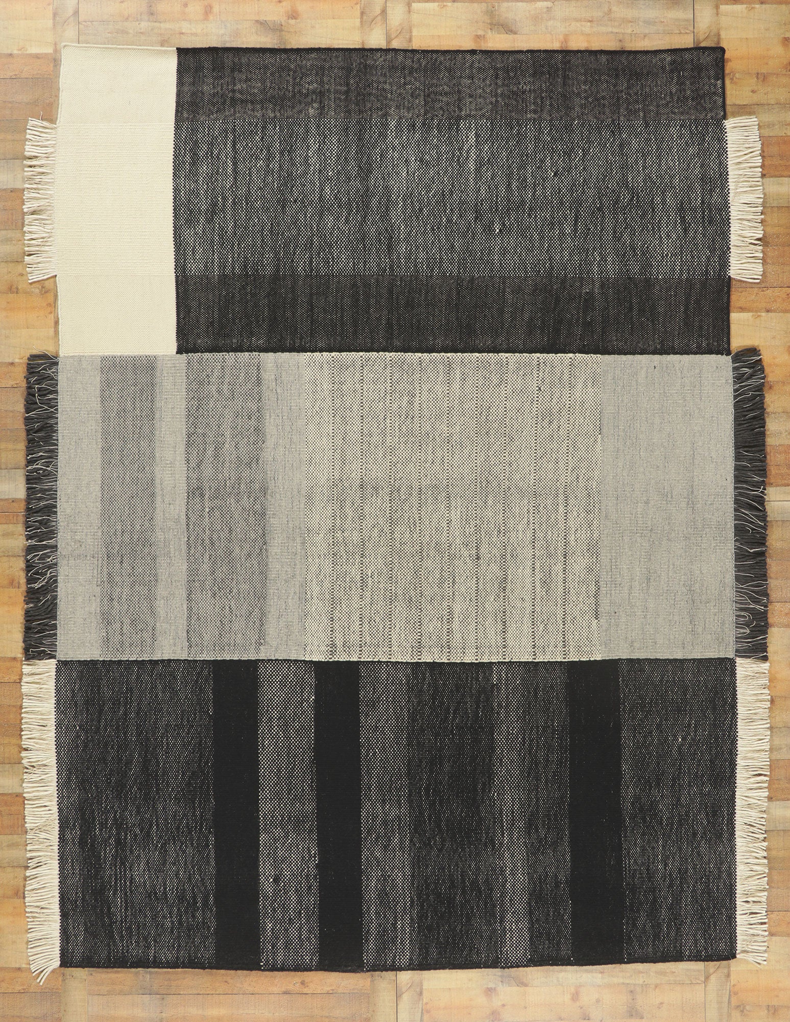 9 x 12 Modern Indian Kilim Rug 30902