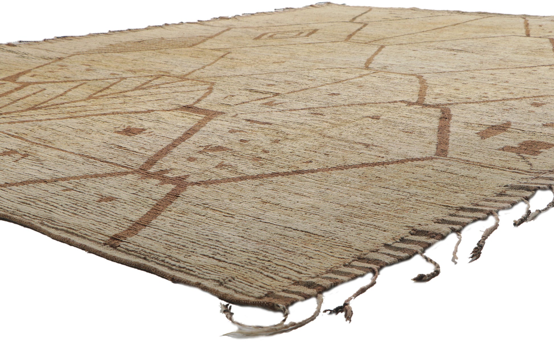 9 x 12 Earth-Tone Moroccan Rug 80803