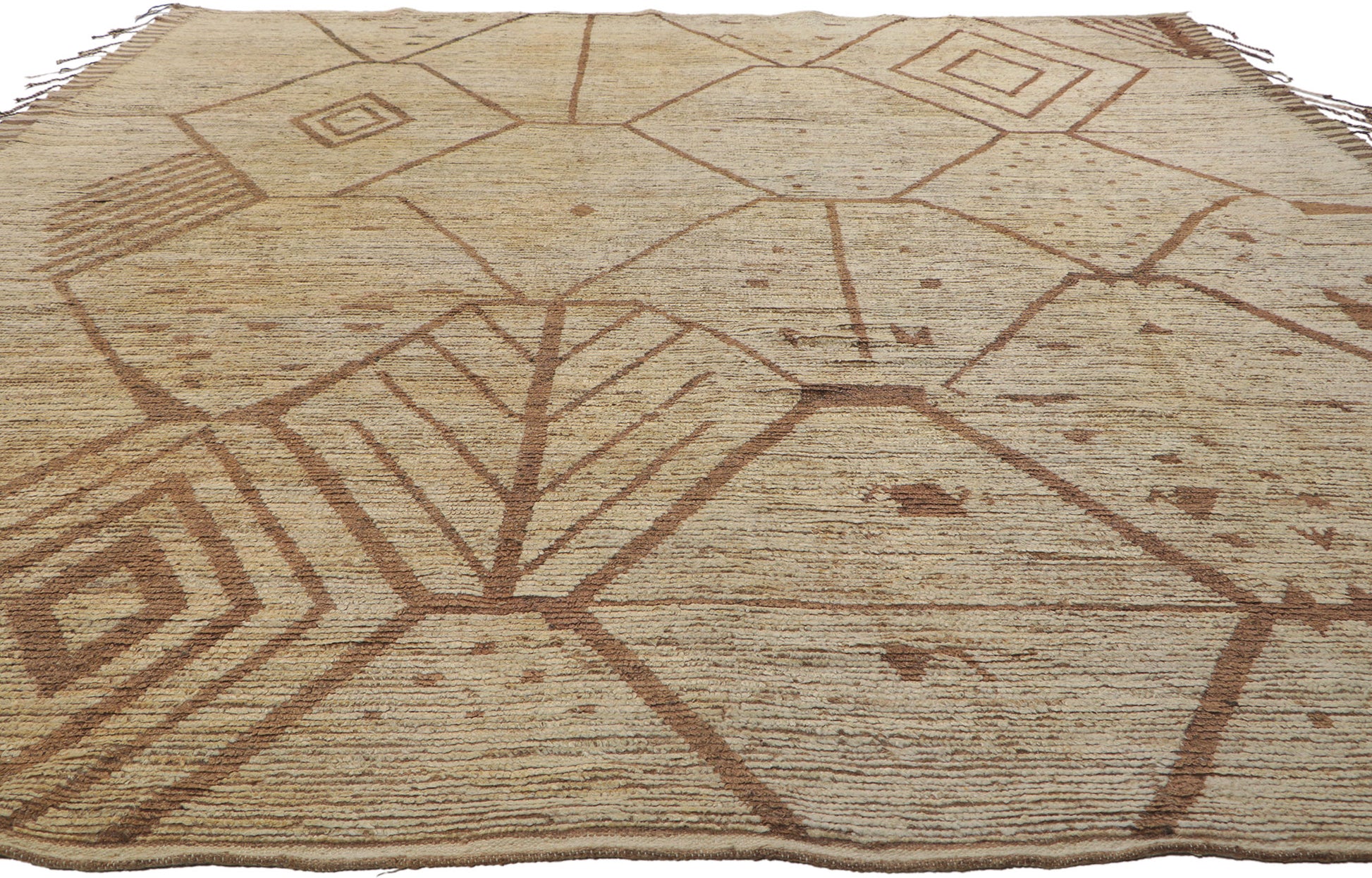 9 x 12 Earth-Tone Moroccan Rug 80803