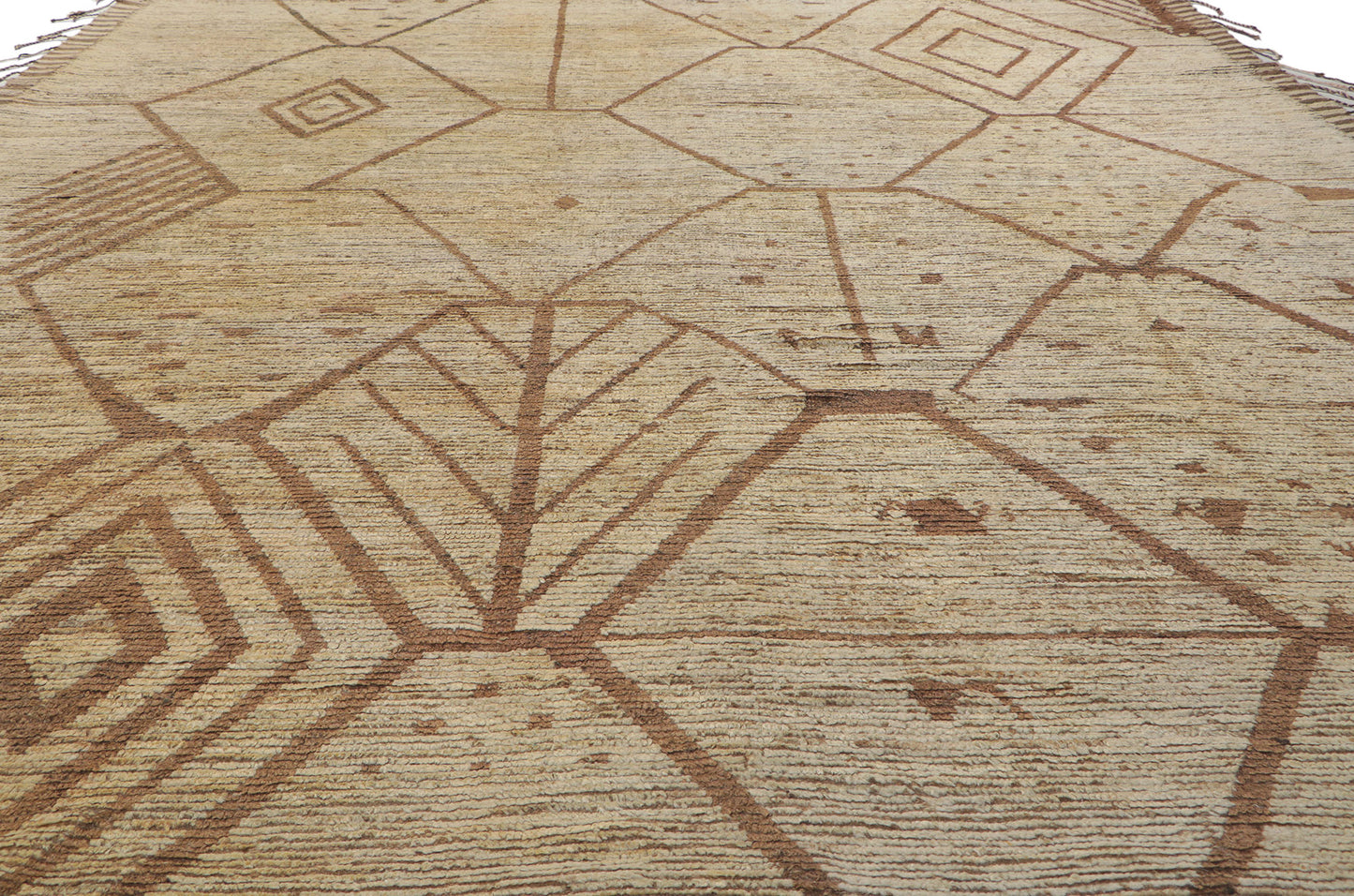 9 x 12 Earth-Tone Moroccan Rug 80803