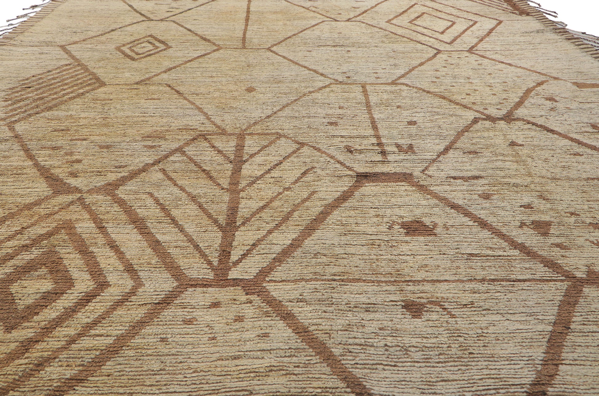 9 x 12 Earth-Tone Moroccan Rug 80803