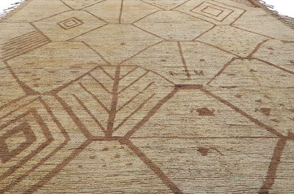 9 x 12 Earth-Tone Moroccan Rug 80803